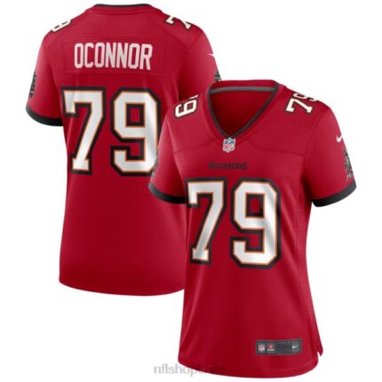 ropa NFL tampa bay buccaneers patrick o'connor nike camiseta roja del juego mujer 20DRH6250