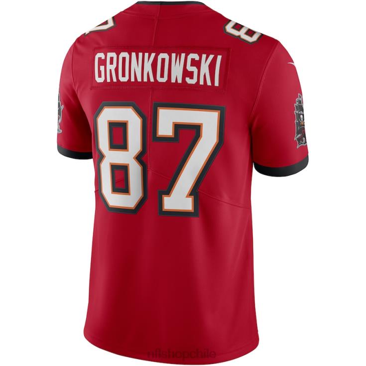 ropa NFL tampa bay buccaneers rob gronkowski nike camiseta roja vapor limitada hombres 20DRH1619 - Image 3