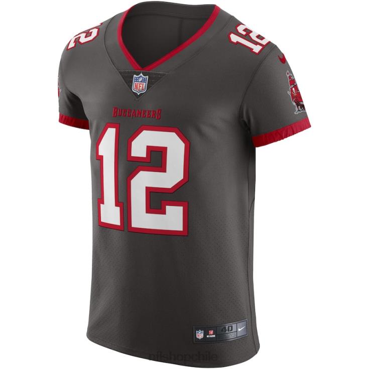 ropa NFL tampa bay buccaneers tom brady camiseta nike peltre alternativa vapor elite hombres 20DRH307 - Image 2