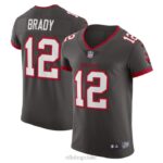 ropa NFL tampa bay buccaneers tom brady camiseta nike peltre alternativa vapor elite hombres 20DRH307