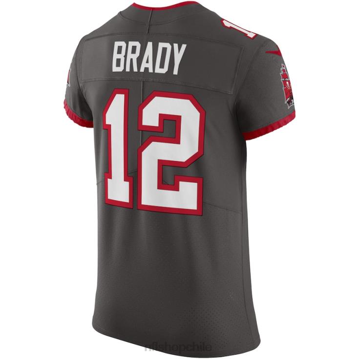 ropa NFL tampa bay buccaneers tom brady camiseta nike peltre alternativa vapor elite hombres 20DRH307 - Image 3