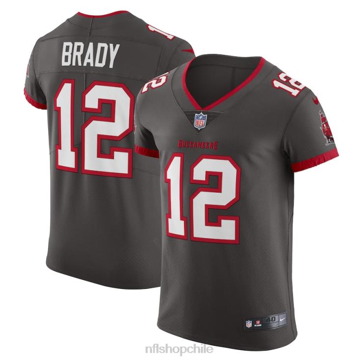 ropa NFL tampa bay buccaneers tom brady camiseta nike peltre alternativa vapor elite hombres 20DRH307 - Image 1