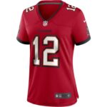 ropa NFL tampa bay buccaneers tom brady nike camiseta roja del juego mujer 20DRH1743 - Image 2