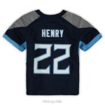 ropa NFL tennessee titans derrick henry camiseta nike azul marino niños 20DRH2090 - Image 3