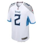 ropa NFL tennessee titans julio jones camiseta nike blanca del juego hombres 20DRH2314 - Image 2