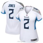 ropa NFL tennessee titans julio jones camiseta nike blanca del juego mujer 20DRH3324
