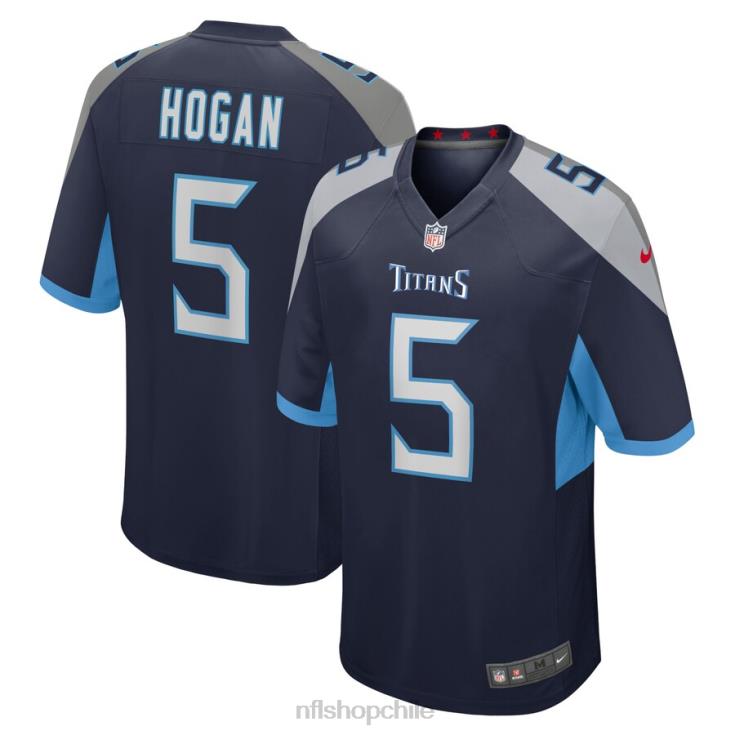 ropa NFL tennessee titans kevin hogan camiseta de jugador de local azul marino nike hombres 20DRH6757 - Image 1