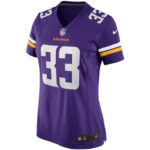ropa NFL vikingos de minnesota dalvin cook nike camiseta de juego de jugador púrpura mujer 20DRH3049 - Image 2