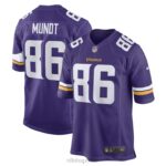 ropa NFL vikingos de minnesota johnny mundt nike camiseta de jugador púrpura hombres 20DRH4750