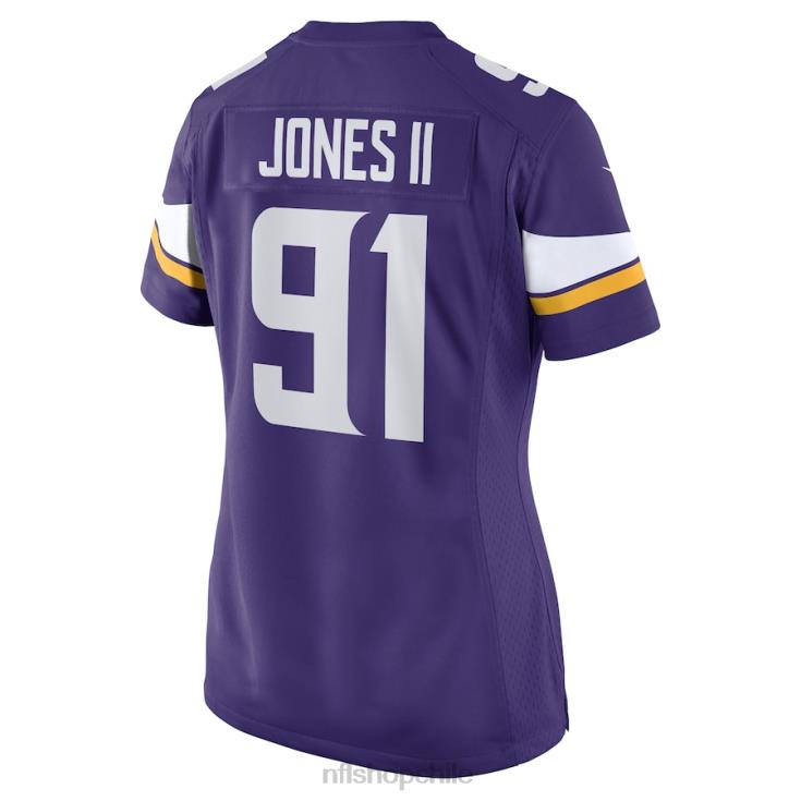 ropa NFL vikingos de minnesota patrick jones ii nike púrpura juego jugador camiseta mujer 20DRH5276 - Image 3